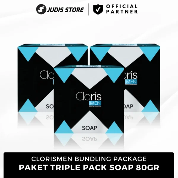 Paket Bundling Clorismen Triple Pack Soap 80gr