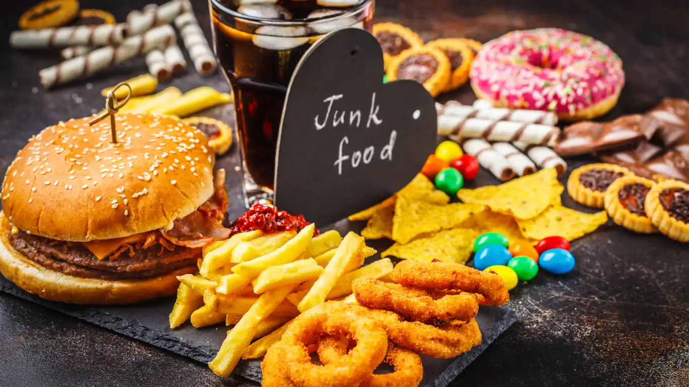 Junk food illustration